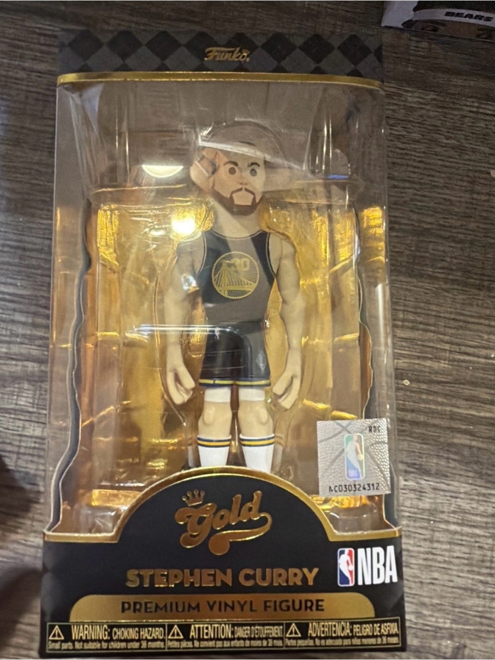 Funko Vinyl Gold 5 in: Stephen Curry Black Jersey